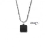 BA177 Ketting heren staal zwart