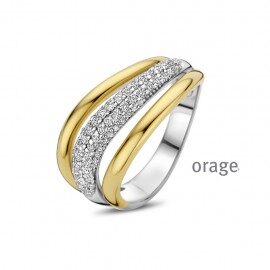 BA197 Ring bicolor  zirconium