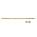 BA265 Armband staal geel heren