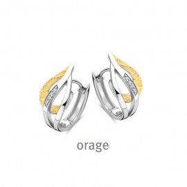 BA325 Oorringen 925 rh cz bicolor geel