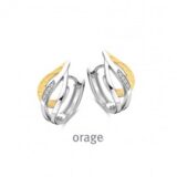 BA325 Oorringen 925 rh cz bicolor geel