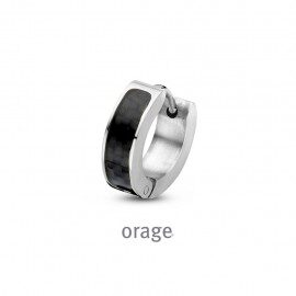 BA174 Oorring heren carbon 1st.