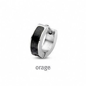 BA174 Oorring heren carbon 1st.