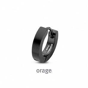 BA173 Oorring heren carbon 1st.