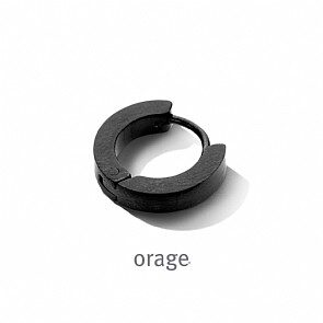 BA173 Oorring heren carbon 1st.