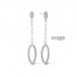 BA193 Oorslingers zilver zircoium