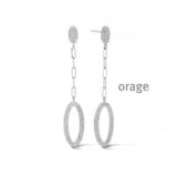 BA193 Oorslingers zilver zircoium