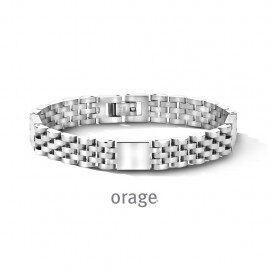 BA344 Armband staal heren