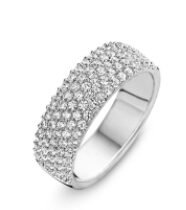 Naiomy ring zilver met zirconium