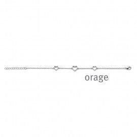BB237 Armband hart zilver