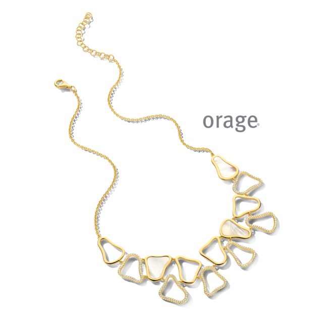 BB057 Ketting verguld geel goud cz