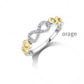 bb241 ring infinty zilber me geel 50-58