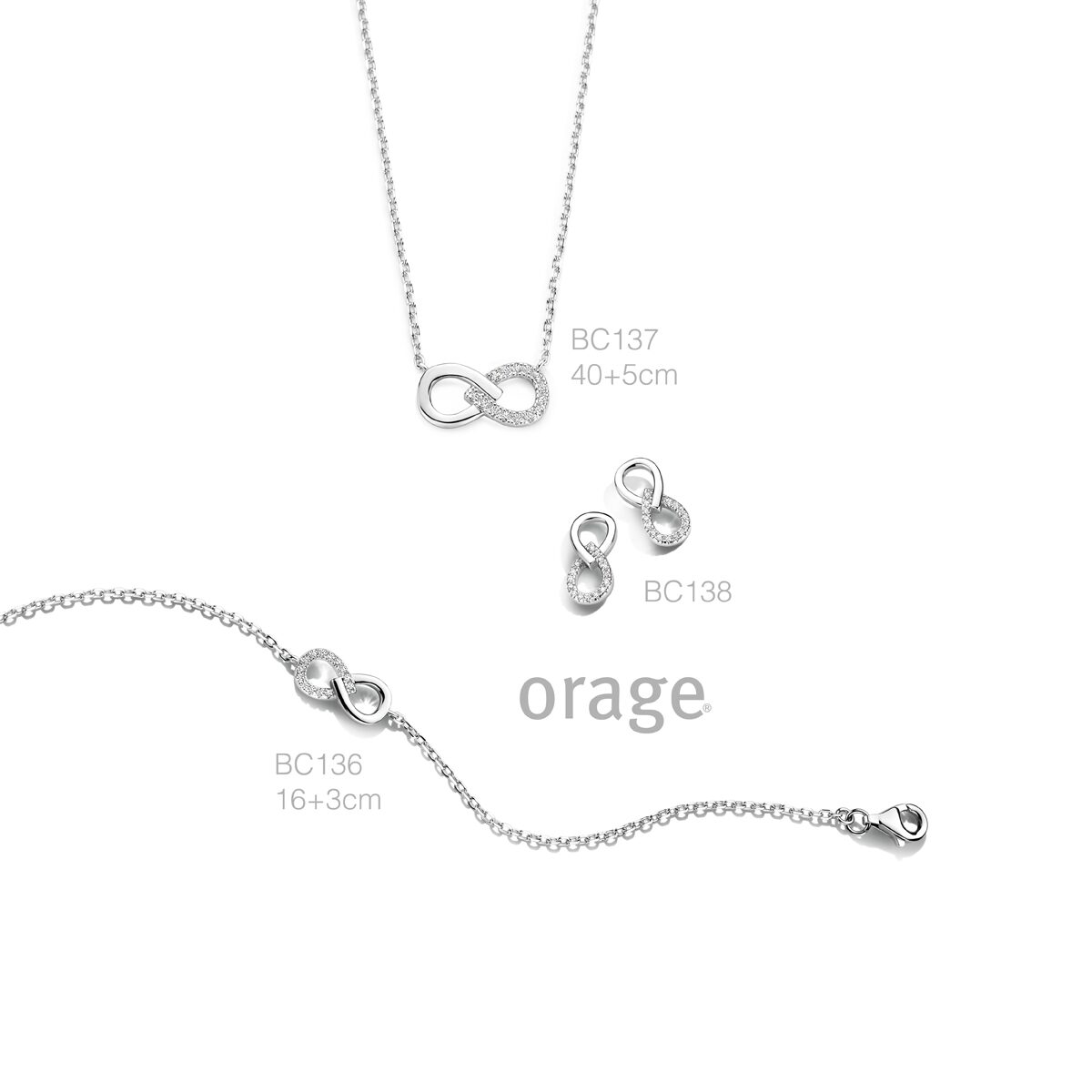 BC137 Ketting inifinity 925 rh cz
