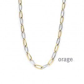 BC116 Schakelketting staal bicolor gee