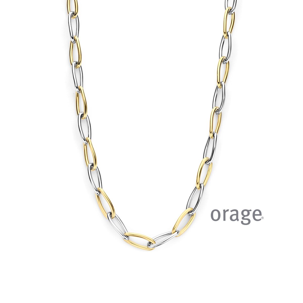 BC116 Schakelketting staal bicolor gee