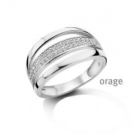 BC177 Ring met pavé 925 rh cz