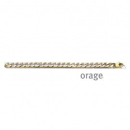 BC110 Armband heren staal bicolor gee