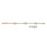 BC191 Armband 3 ovalen verguld geel