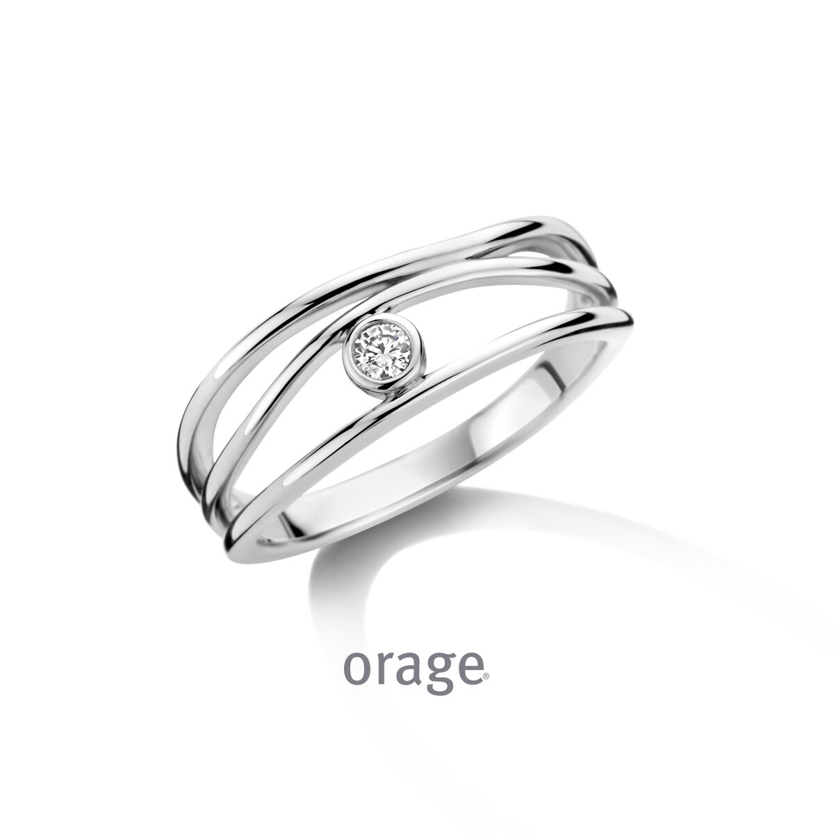 BC023 Ring 925 rh LGD 0.07ct