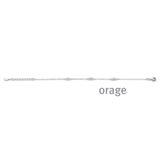 BC001 Armband met trio diamanten 925 rh LGD 0.27ct