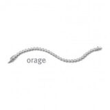 BC054/18 Armband rivière 925 rh oval-cut cz