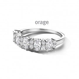 BC051 Ring 925 rh oval-cut cz