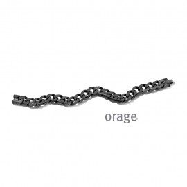 BC109 Armband heren staal zwart