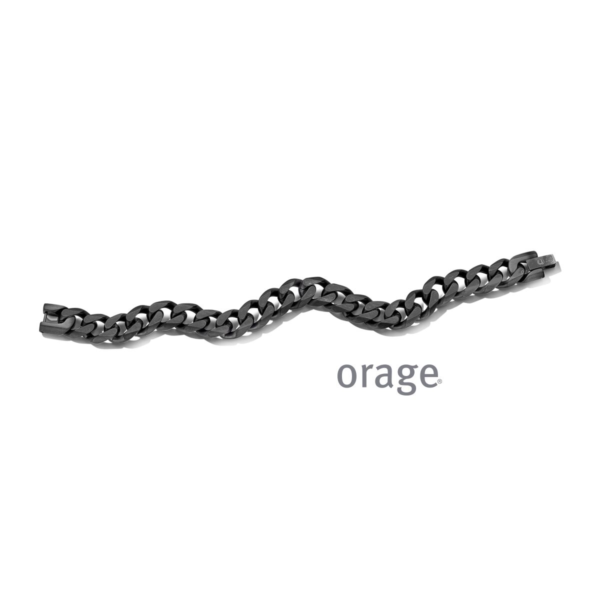 BC109 Armband heren staal zwart