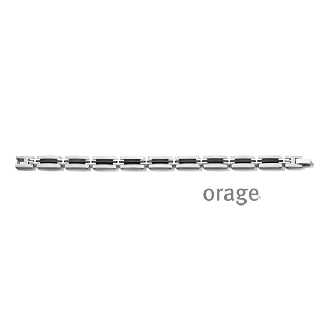 BC111 Armband heren staal zwart