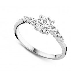 You and Me witgouden ring met zirconium