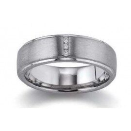 Vi/698106  trouwring zilver viventy diamant 0.03ct