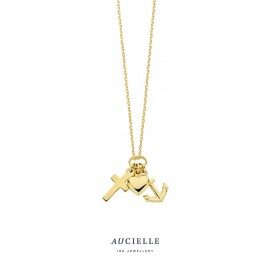 Hanger geloof hoop liefde 18ct  geelgoud