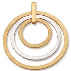 Emotions PP0955BI  hanger geel & wit goud 18ct diameter 34mm