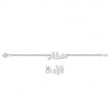 K2689-K2251 Mini Naamarmband gourmette 1.5 mm