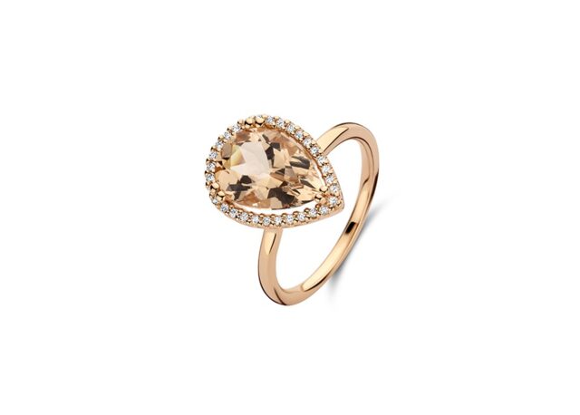 You and Me Ring rose goud 18ct briljant Morganiet