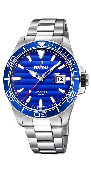 Uurwerk festina blauw