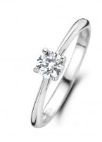 Y1339 You and Me Witgouden ring 18ct met zirconium