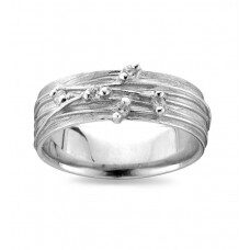 X013 Deuxx witgouden ring 18 ct briljanten 0.160ct