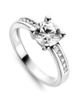 Y0259 You and Me verlovingsring witgoud zirconium