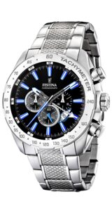 Uurwerk festina chrono zwart / Blauw
