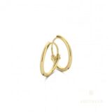 geelgouden creolen 18ct  Diameter11mm