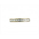 GR2455WB witgouden trouwring met diamant princess 0.560ct