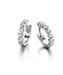 Naiomy oorringen zilver zirconium