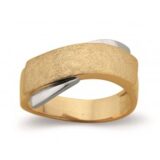 Emotions ring  SR2685BI Wit & geelgoud 18 ct
