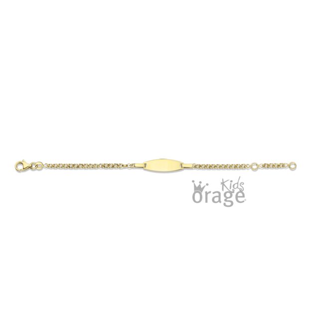 Orage kids geboortearmband 9ct geelgoud