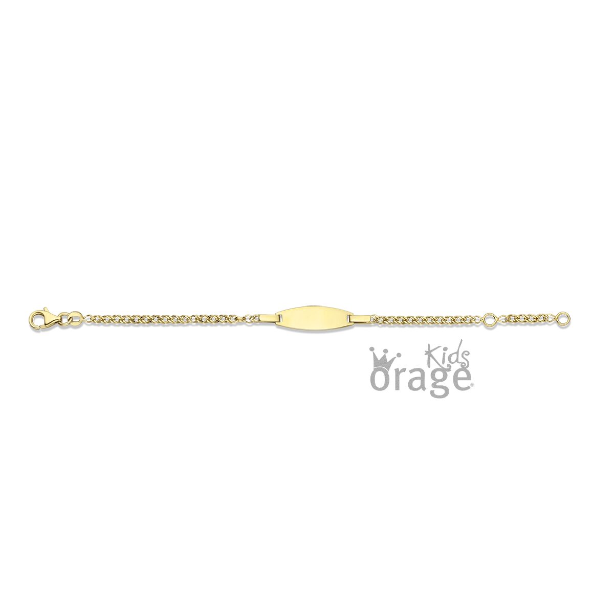 Orage kids geboortearmband 9ct geelgoud