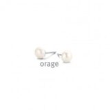 Ar009 Oorring parel zilver