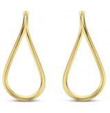 You and Me oorringen 18ct geelgoud  L/B 38 x 18 mm