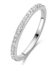 Naiomy ring zilver met zirconium