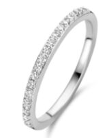 Naiomy ring zilver met zirconium